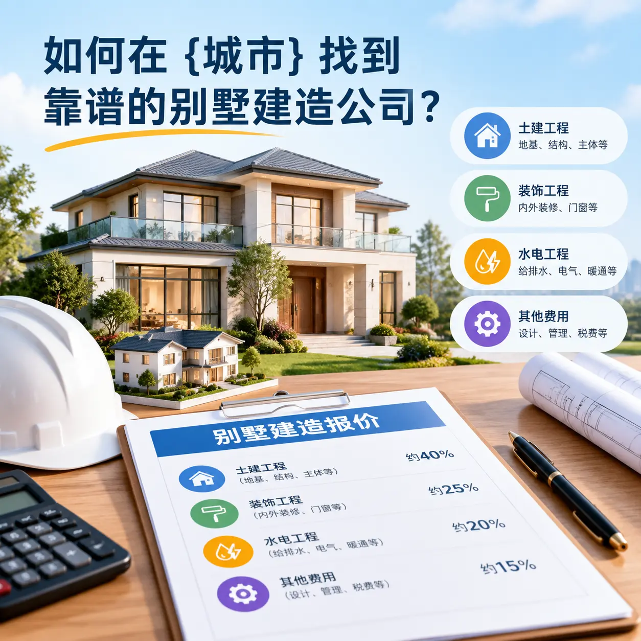 如何在 雷山 找到靠谱的别墅建造公司？