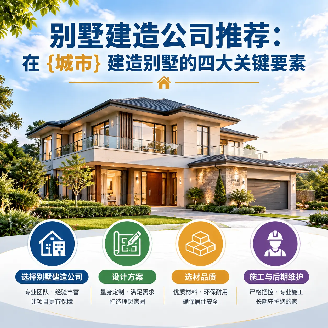 别墅建造公司推荐:在 雷山 建造别墅的四大关键要素