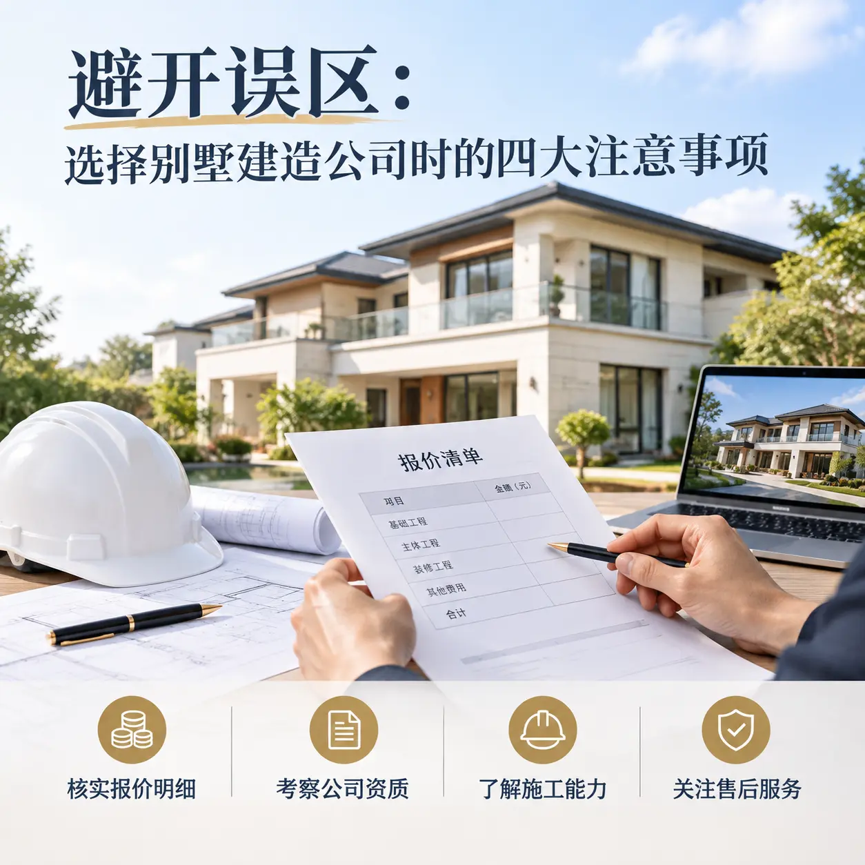 避开误区:选择别墅建造公司时的四大注意事项