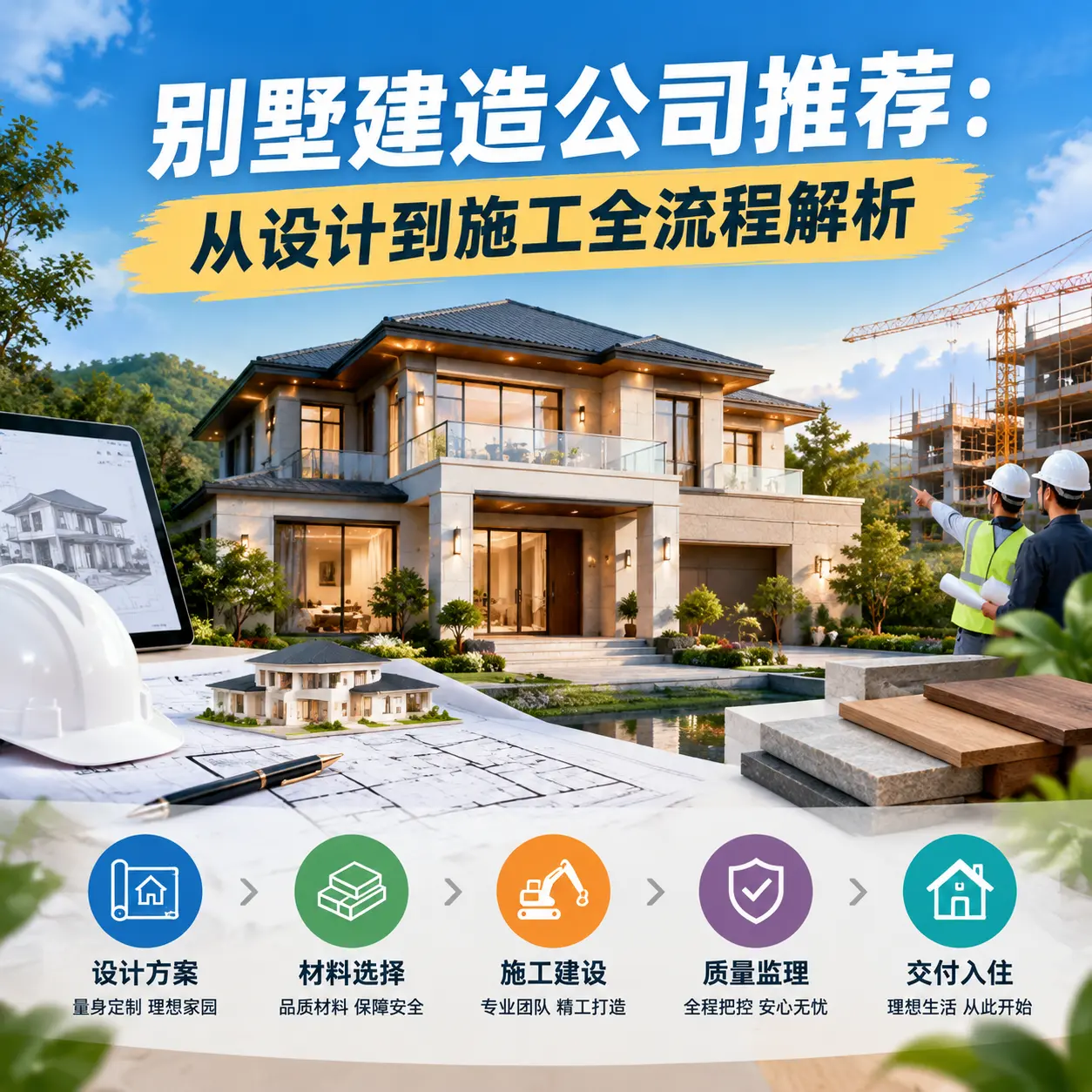 别墅建造公司推荐:从设计到施工全流程解析