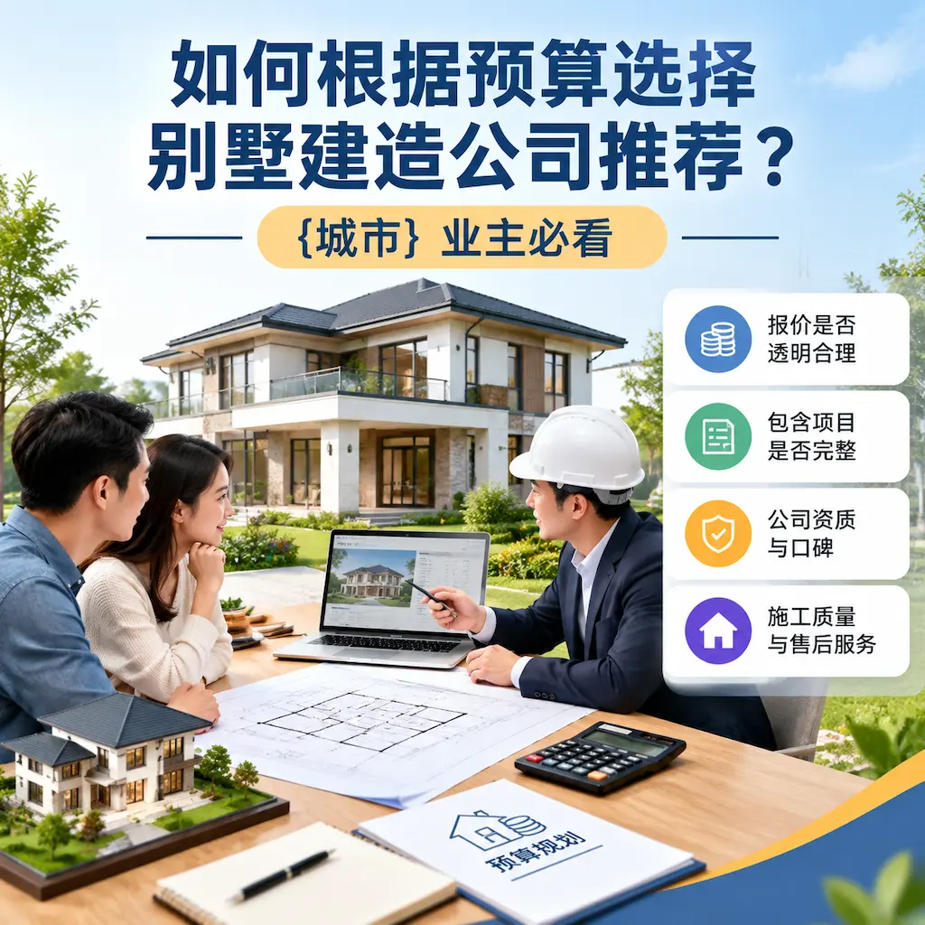 如何根据预算选择别墅建造公司推荐? 雷山 业主必看